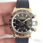 AR Factory 904L Rolex Cosmograph Daytona 40mm CAL.4130 Watches -Yellow Gold Case,Black Dial
